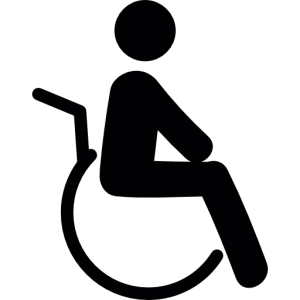 Disabled handicap symbol PNG
