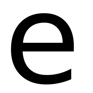 Letter E PNG