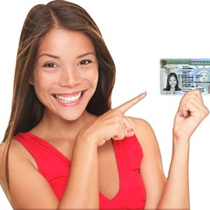 Green card PNG