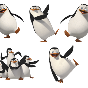 Madagascar penguins PNG
