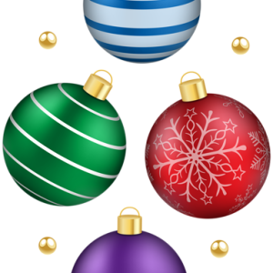 Christmas balls baubles