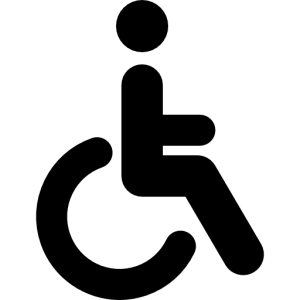 Disabled handicap symbol PNG