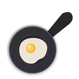 Fried egg PNG