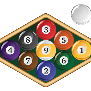 Billiard balls PNG