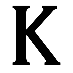 Letter K PNG