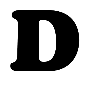 letter D PNG
