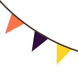 Party flags PNG
