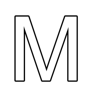 Letter M PNG
