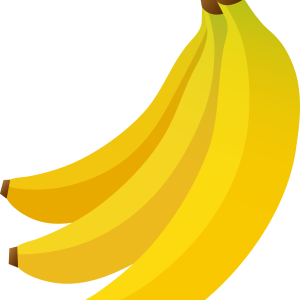 yellow bananas PNG image