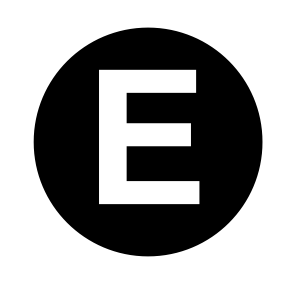 Letter E PNG