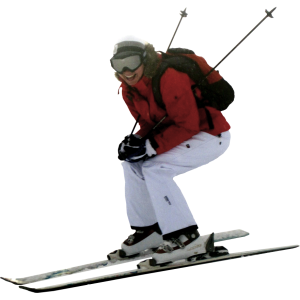 Skiing PNG