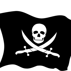 Pirate flag PNG