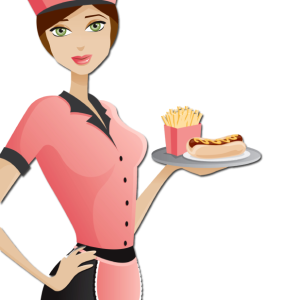 Waitress PNG