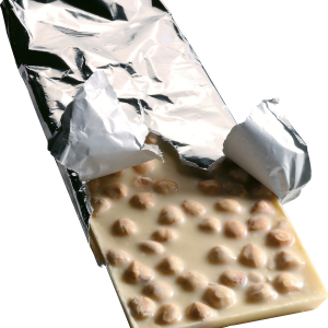 White chocolate bar PNG image