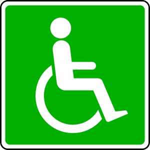 Disabled handicap symbol PNG