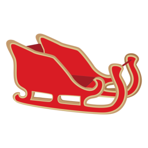 Santa sleigh PNG