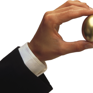 Egg in hand PNG image