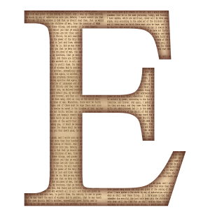 Letter E PNG