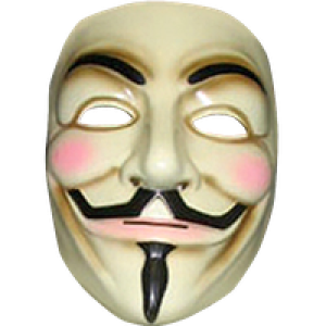 Guy Fawkes mask PNG