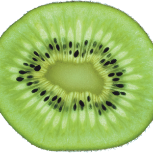 Green cutted kiwi PNG image