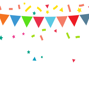 Party flags PNG