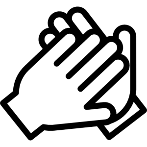 Clapping hands PNG