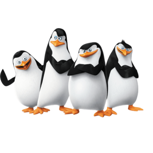 Madagascar penguins PNG