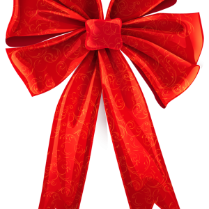 Red bow PNG image