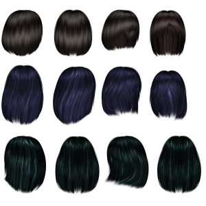 Hair wig PNG
