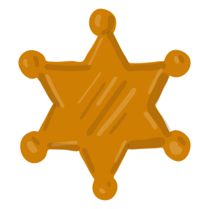 Sheriff badge PNG