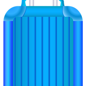 Baggage, trolley bag PNG