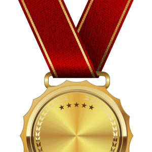 Gold medal PNG