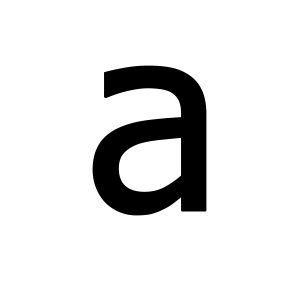 letter A PNG
