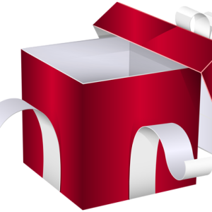 open gift box PNG