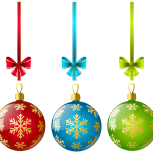 Christmas balls baubles