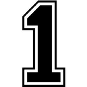 Number 1 PNG
