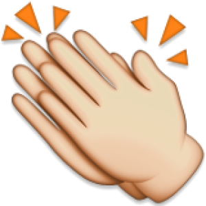 Clapping hands PNG