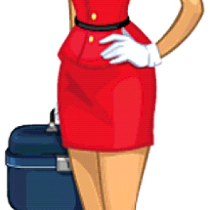 Stewardess PNG