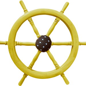 Ship's wheel, rudder PNG