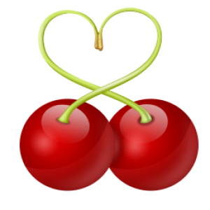 red cherry PNG image, free download