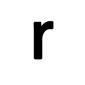 Letter R PNG