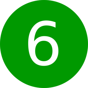 Number 6 PNG
