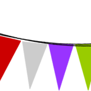 Party flags PNG