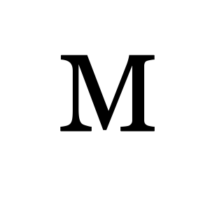 Letter M PNG