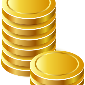 Gold coins PNG image