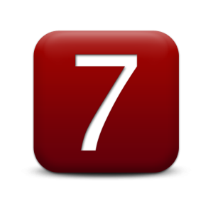 number 7 PNG