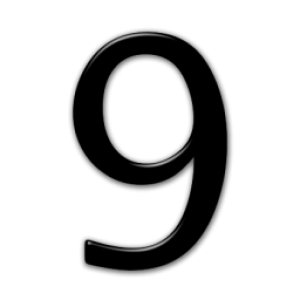 Number 9 PNG