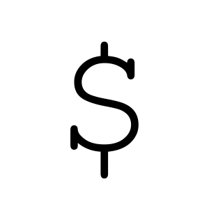 Dollar sign PNG