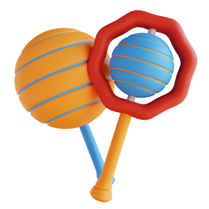 Baby rattle PNG