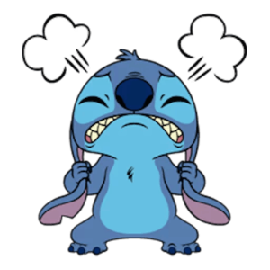Stitch angry PNG